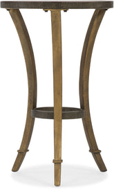 Hooker Furniture Living Room Round Accent Martini Table